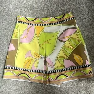 Zara colorful printed skort! Brand new !